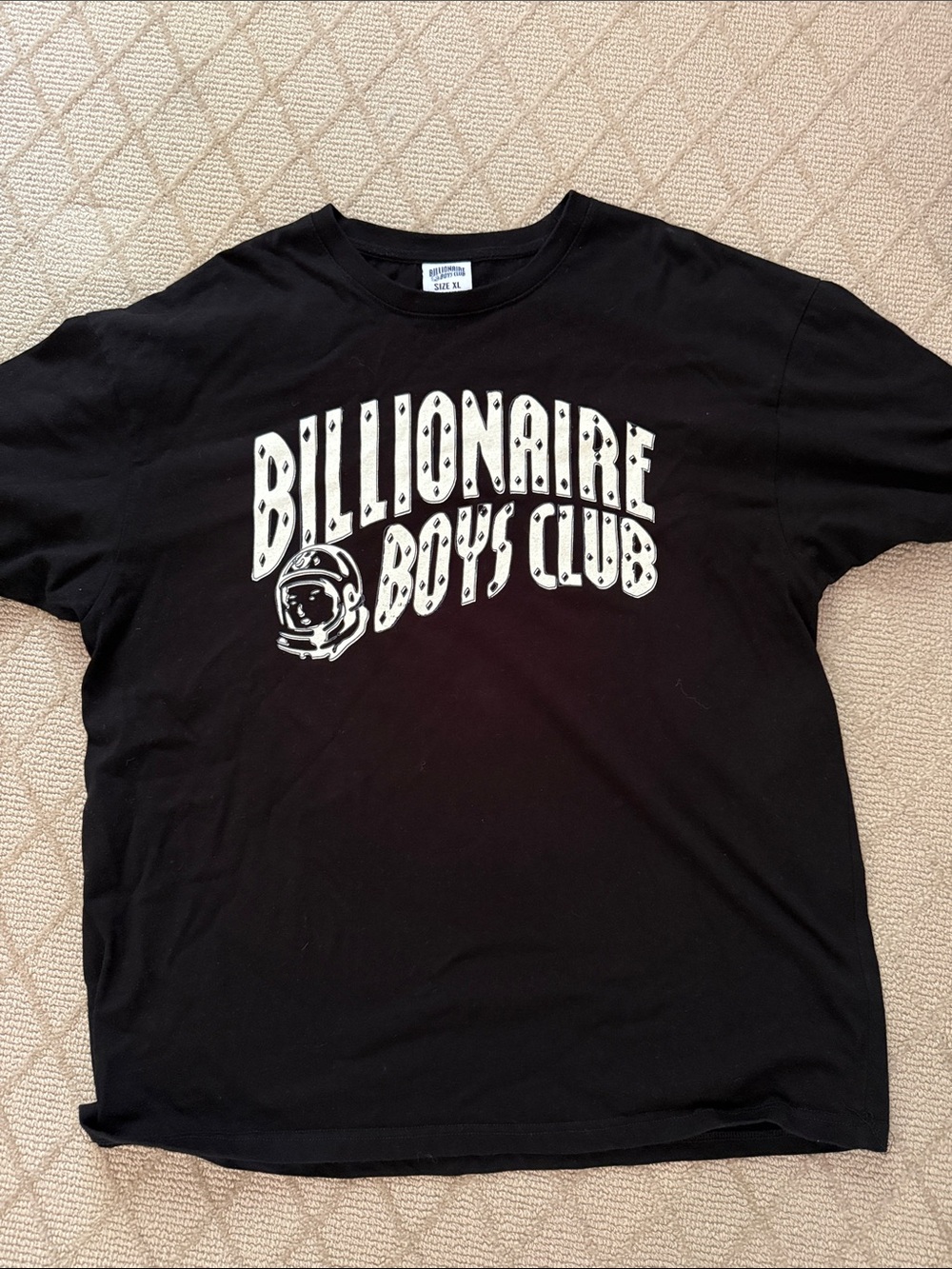 Billionaire Boys Club Black Tee with White Logo